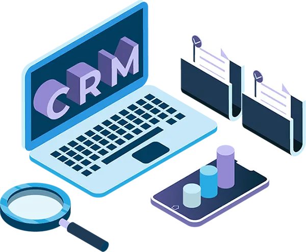 Biznes üçün CRM və ERP sisteminin idarəetmə paneli